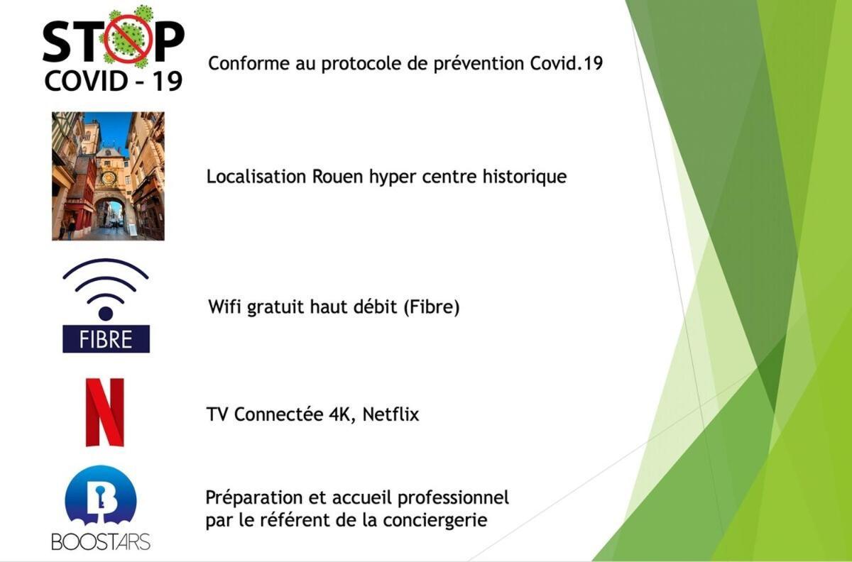 La Porte Cauchoise - Hypercentre Coquet Branche Rouen Exterior foto